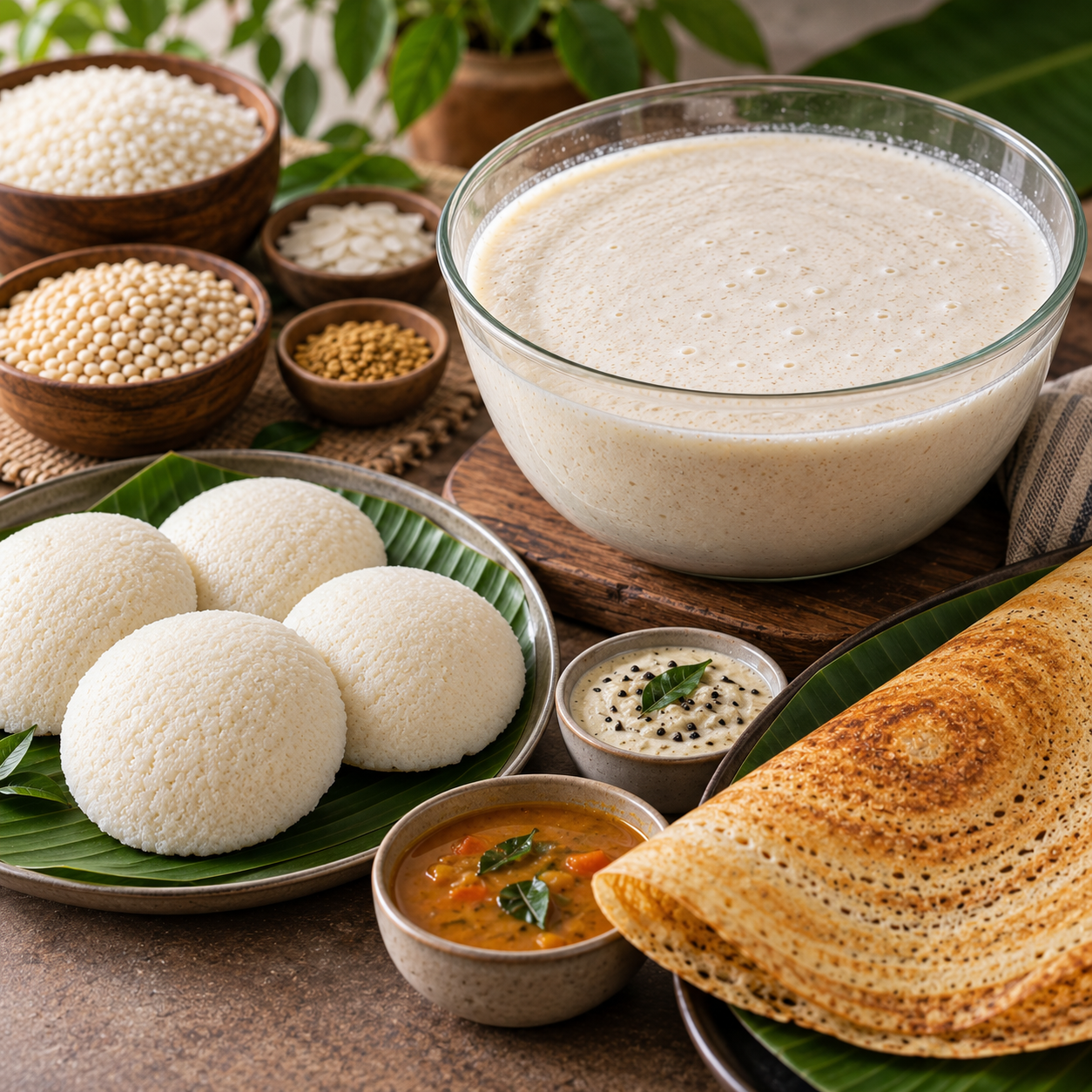 Perfect Idli and Dosa Batter