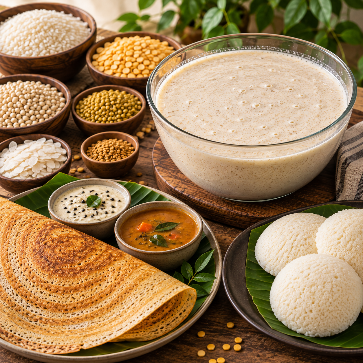 High Protein Dosa Batter